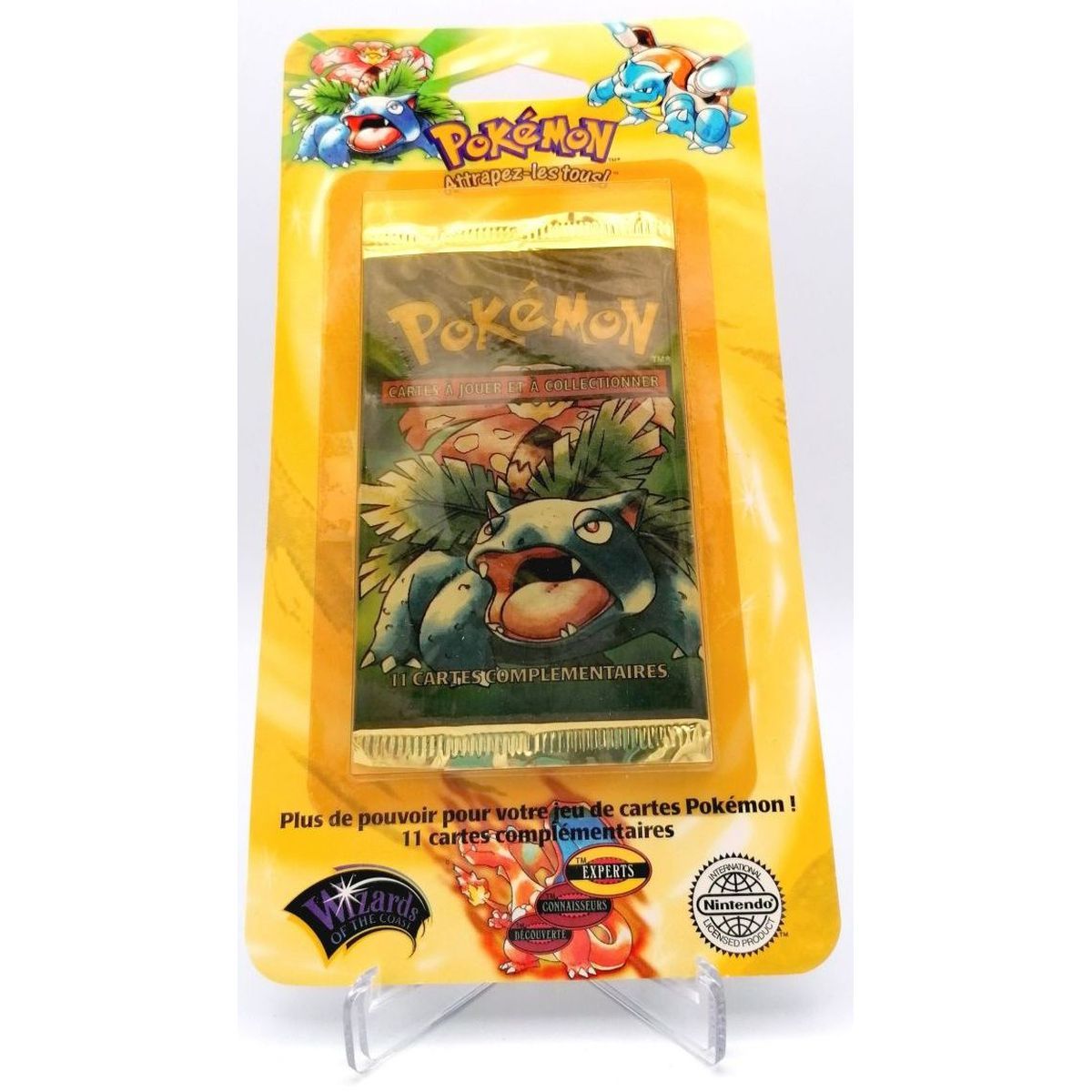 Pokémon - Booster Blister - Base Set Edition 2 - Artwork Florizarre - FR [Yellowed]