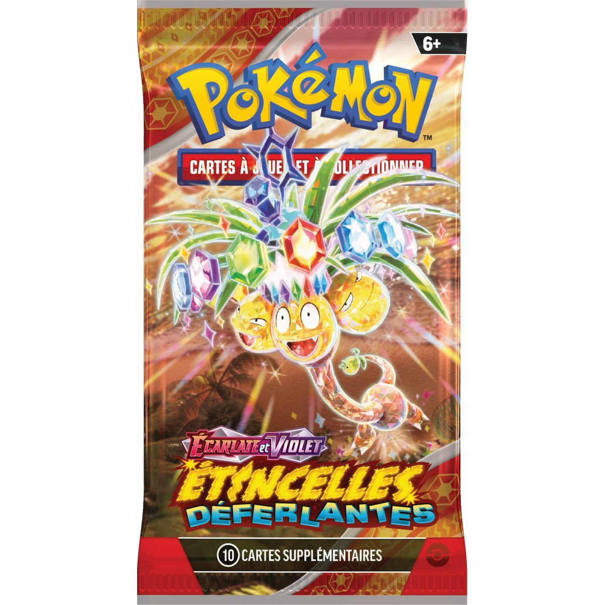 Pokémon - Box of 6 Display - Scarlet and Purple - Surging Sparks [SV8][EV08] - FR