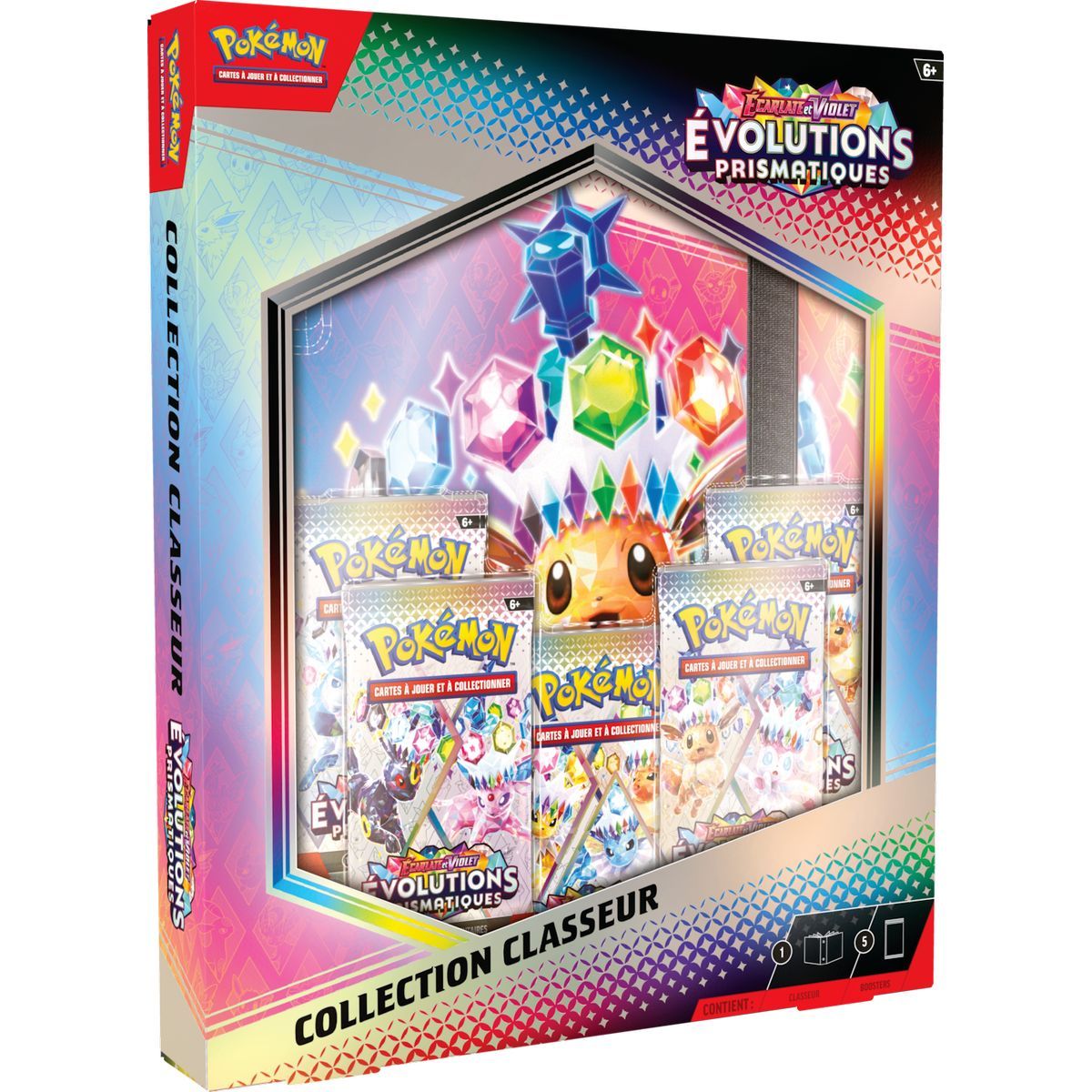 photo Pokémon - Binder Collection Box - Scarlet and Purple: Prismatic Evolutions - [SV08.5 - EV08.5] - FR