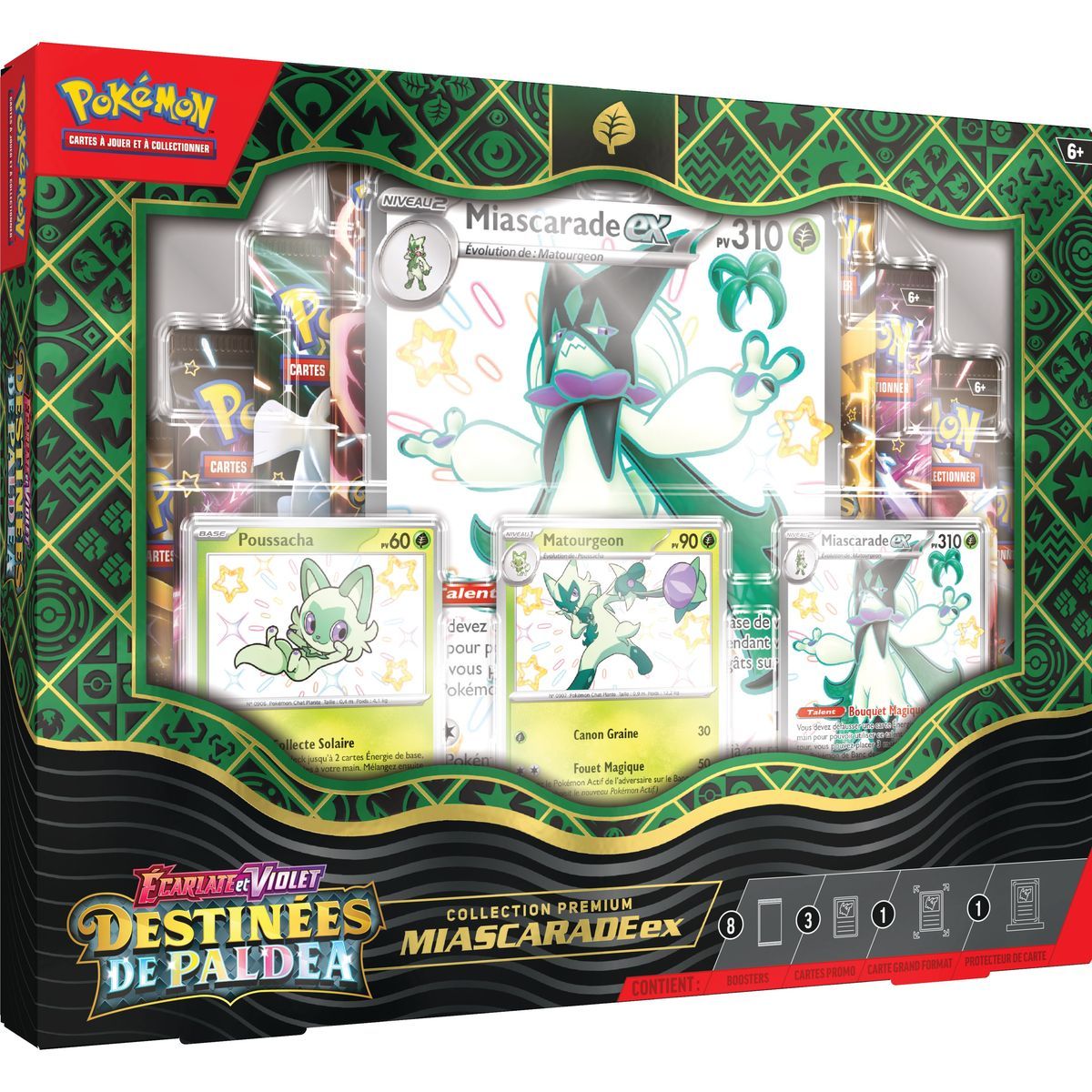 Item Pokémon - Miascarade EX Collection Box - Scarlet and Purple - Paldea's Fate -[SV04.5 - EV04.5] - FR