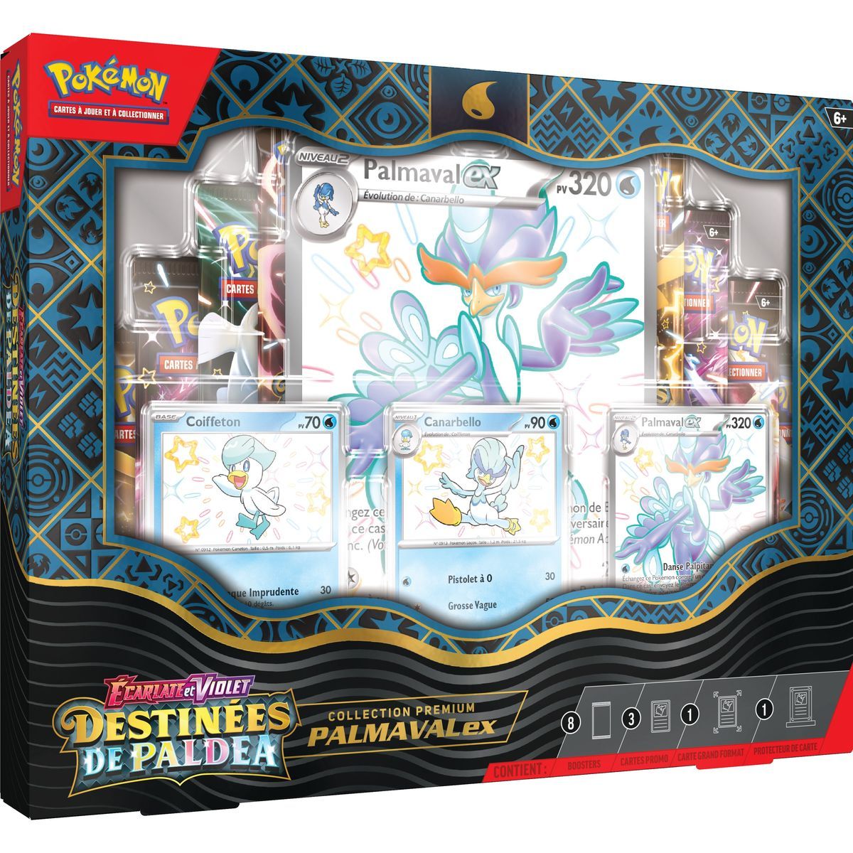 Item Pokémon - Palmava EX Collection Box - Scarlet and Purple - Paldea's Fate -[SV04.5 - EV04.5] - FR