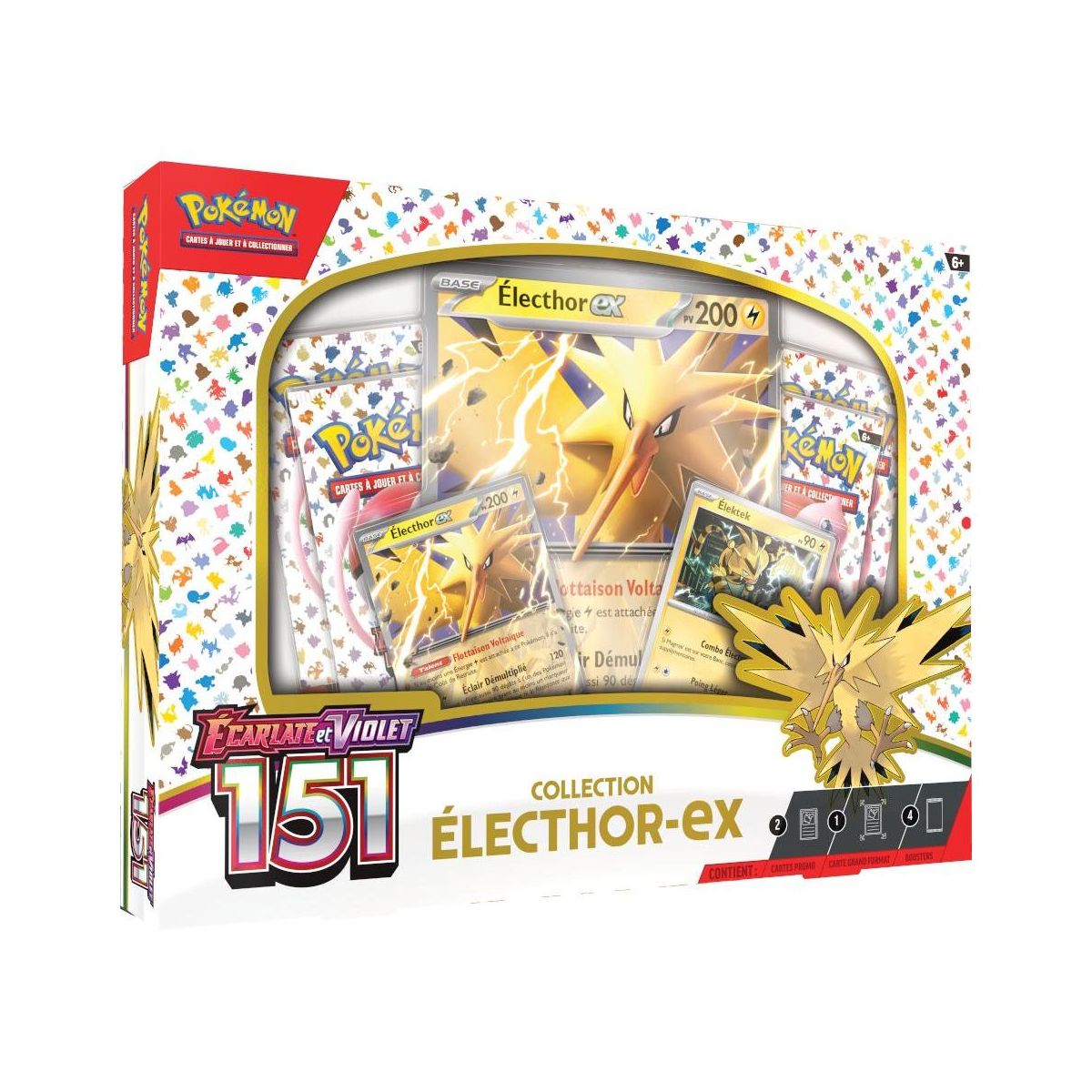 Item Pokémon - Zapdos EX Collection Box - Scarlet and Purple - 151 -[SV03.5 - EV03.5] - FR