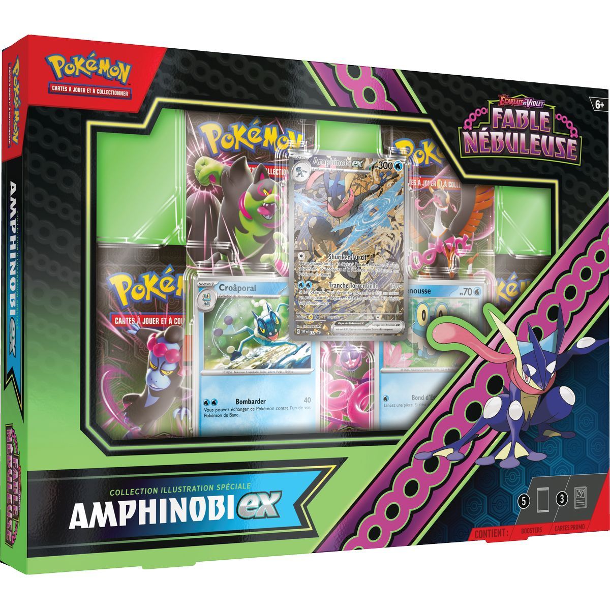 Pokémon - Scarlet and Purple Box: Fable Nebula Amphinobi-EX -[SV06.5 - EV06.5] - FR