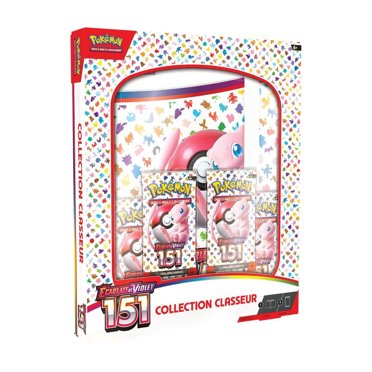Pokémon - Collection binder + 4 Boosters - Scarlet and Violet - 151 -[SV03.5 - EV03.5] - FR