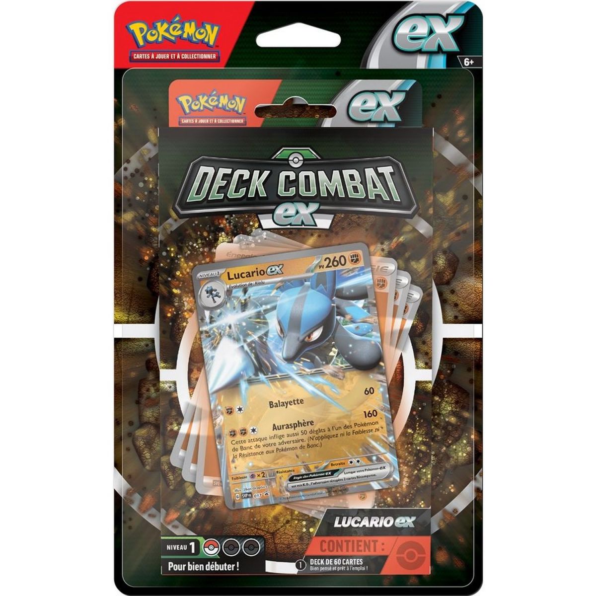 Item Pokémon - Combat Deck EX - Lucario Ex - FR