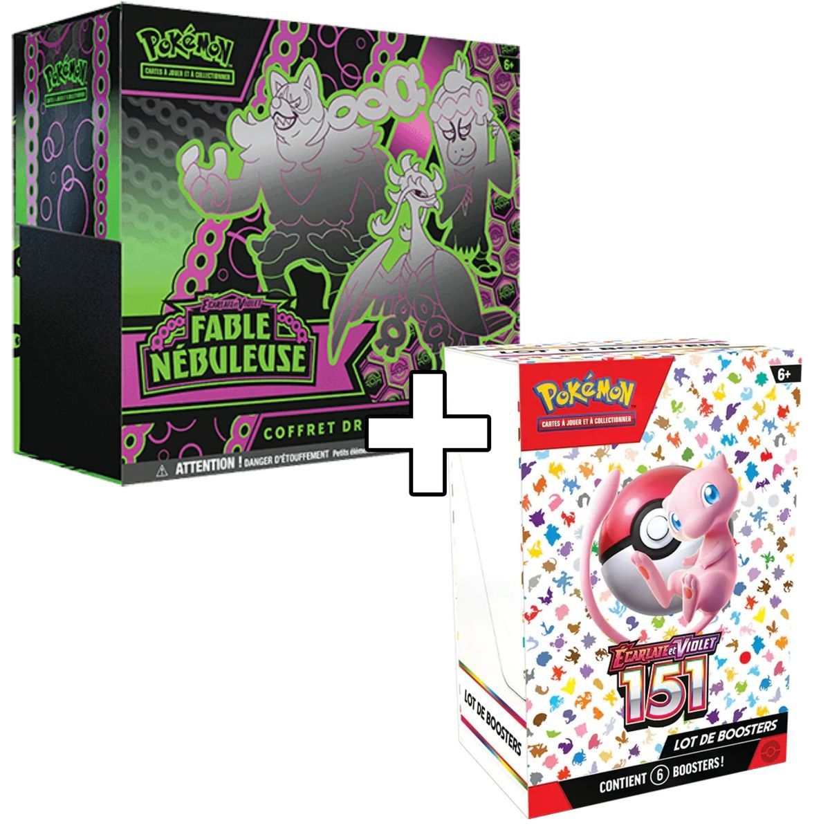 Pokémon - Pack - ETB Fable Nebula [EV06.5] + Bundle 6 Boosters 151 - FR