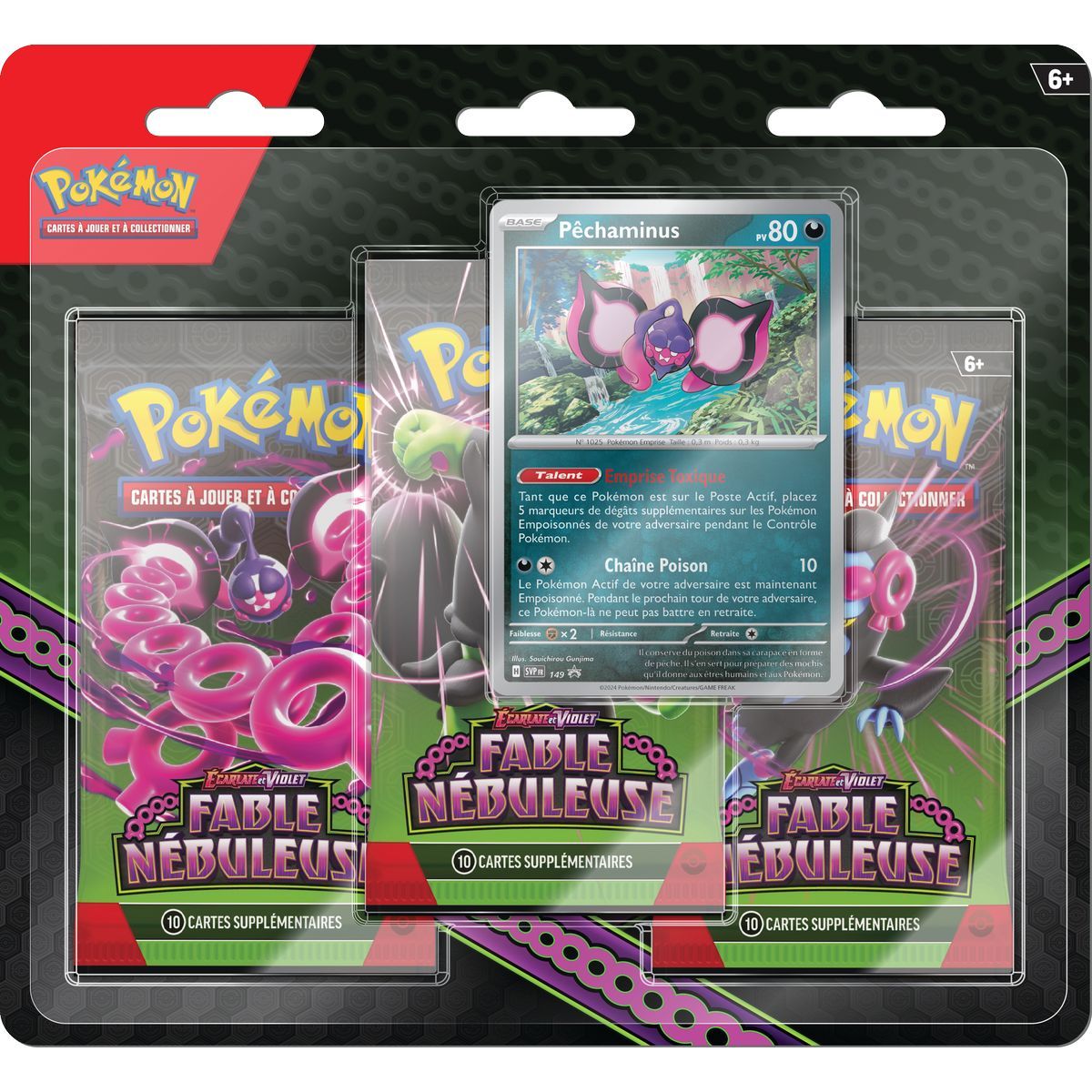 Pokémon - TriPack - Scarlet and Violet - Fable Nebula - [SV06.5 - EV06.5] - Péchaminous - FR