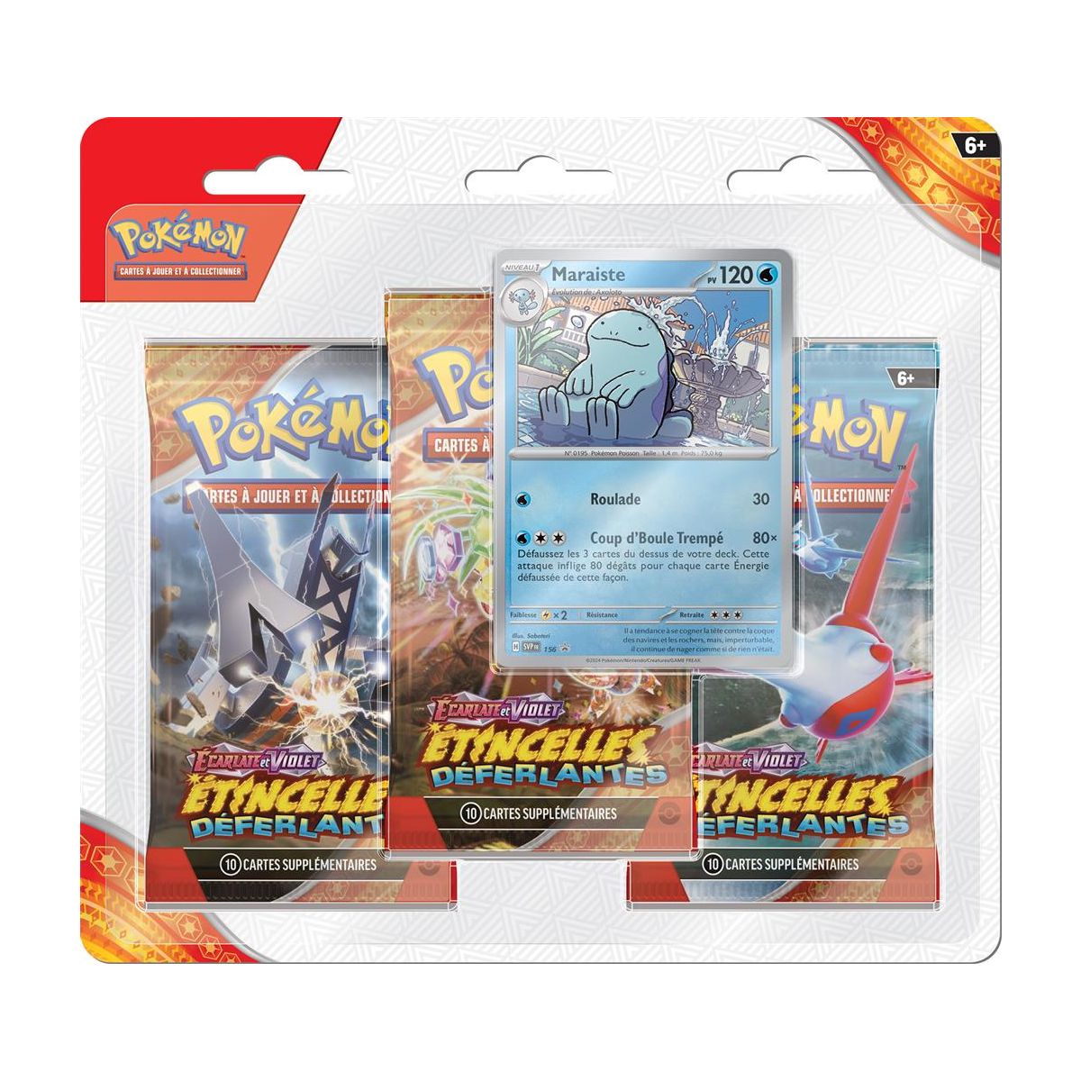 Item Pokémon - Tri-Pack - Electhor / Quagsire - Scarlet and Purple - Surging Sparks [SV8][EV08] - FR