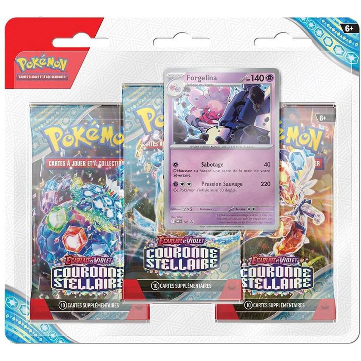 Pokémon - Tri-Pack - Latias / Forgelina - Scarlet and Purple - Stellar Crown [SV7][EV07] - FR