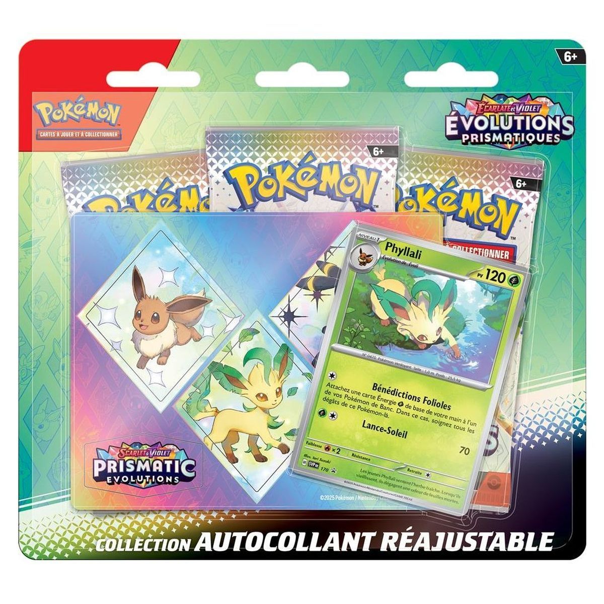 Pokémon - Tri-Pack - Nymphali/Givrali/Phyllalli - Scarlet and Purple - Prismatic Evolutions [SV8.5][EV08.5] - FR (Random Model)