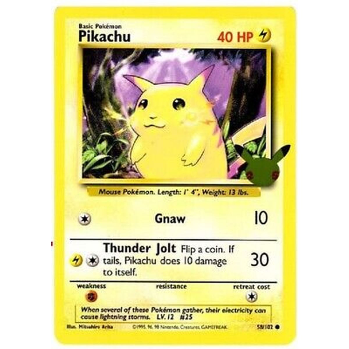 Portfolio - Pokémon - 25 Years Anniversary + Pikachu 25 Years Promo Jumbo - 30 Large Format Card Slots