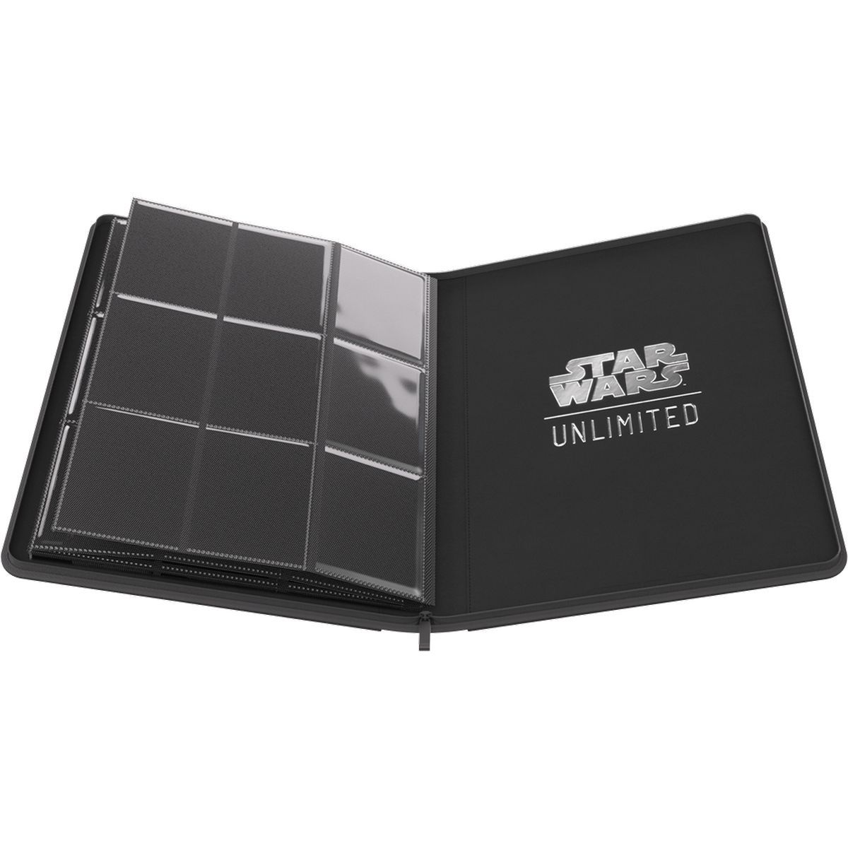 Premium Zip Album - 18-Pocket Black - Star Wars Unlimited - Gamegenic - 360 Locations
