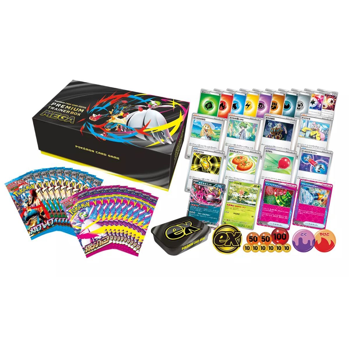 Premium Trainer Box - Mega Brave & Mega Symphonia [M1L-M1S] - Pokémon - JP