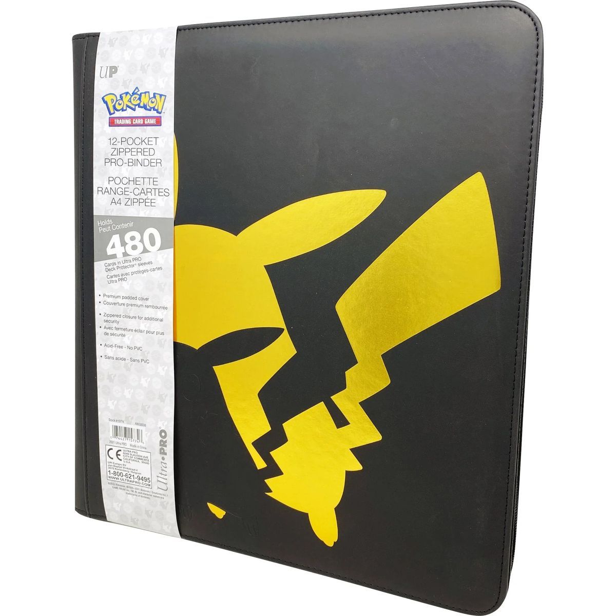 Pro Binder Premium - Pikachu - Ultra Pro - Pokémon - 12 Boxes (480)