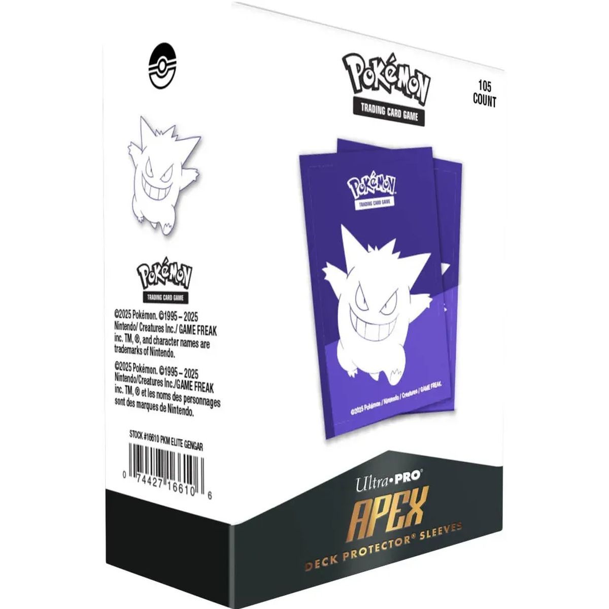 Card Sleeves - Standard - Apex Deck Protector: Gengar - Ultra Pro - Pokemon (105)