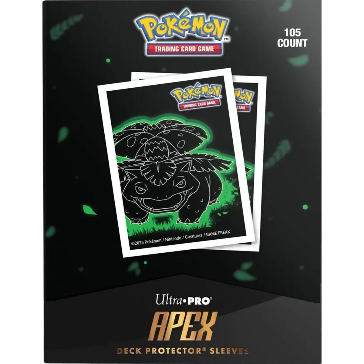 Card Sleeves - Standard - Neon Apex Deck Protector: Venusaur - Ultra Pro - Pokemon (105)