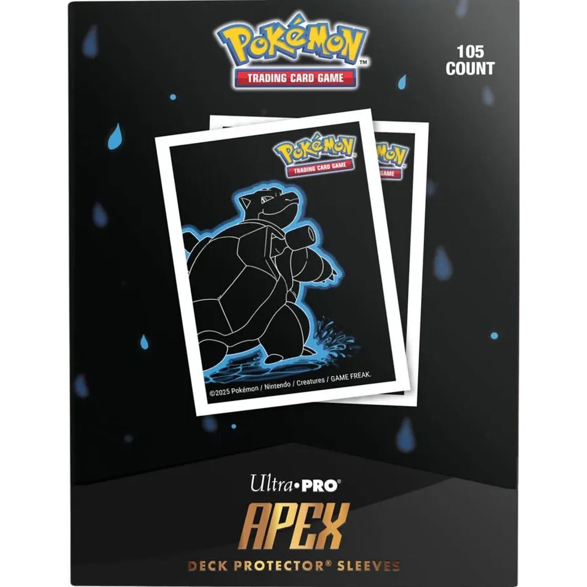 Card Sleeves - Standard - Neon Apex Deck Protector: Blastoise - Ultra Pro - Pokemon (105)