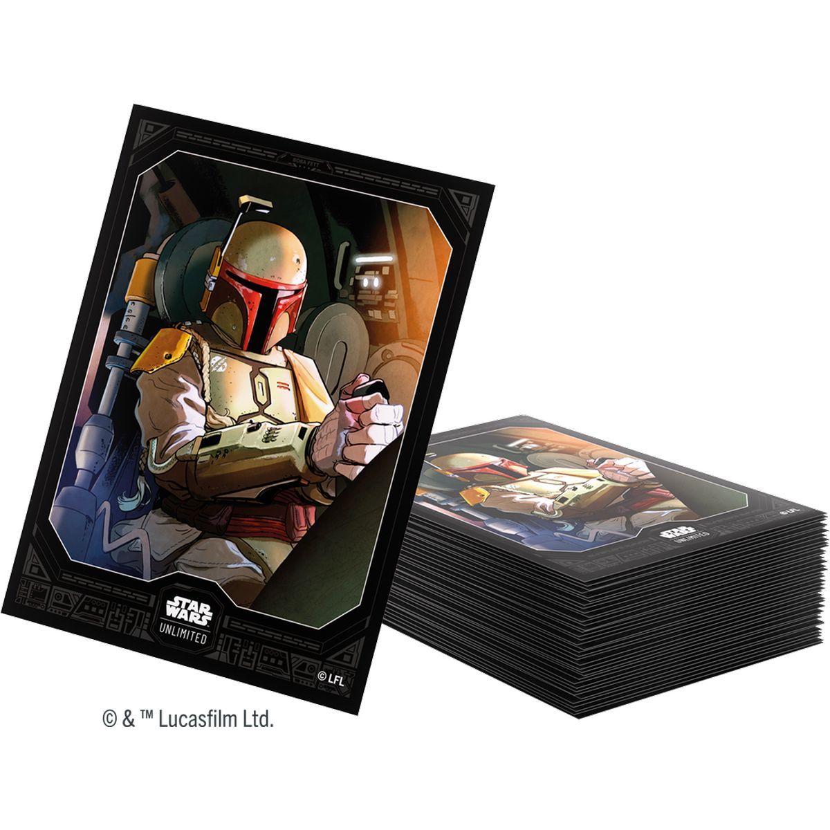 Card Sleeves - Standard - Boba Fett - Star Wars: Unlimited - Gamegenic (60)