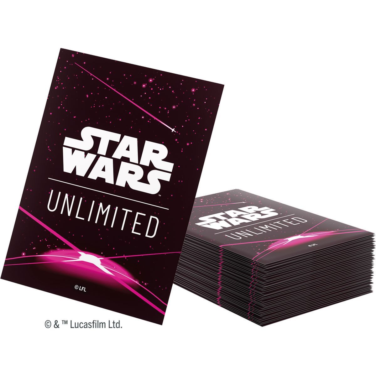 Card Sleeves - Standard - Magenta Back Logo - Star Wars: Unlimited - Gamegenic (60)