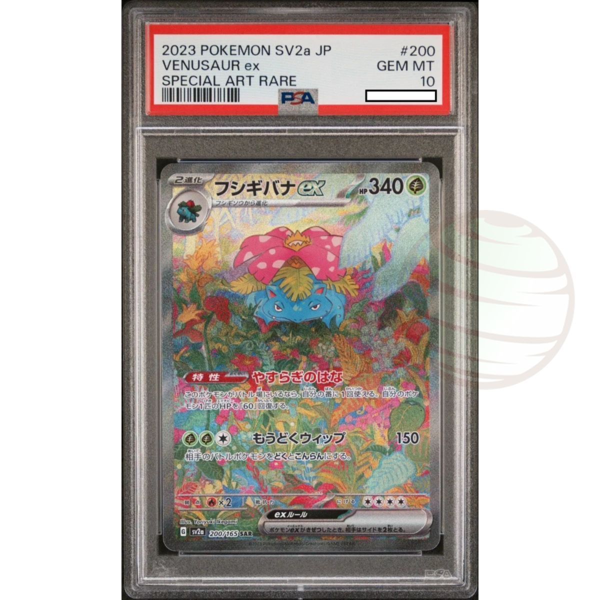 [PSA 10 - Gem Mint] - Graded Card - Venusaur 200/165 SV2a Pokemon 151 - 2023 - Pokémon - Japanese