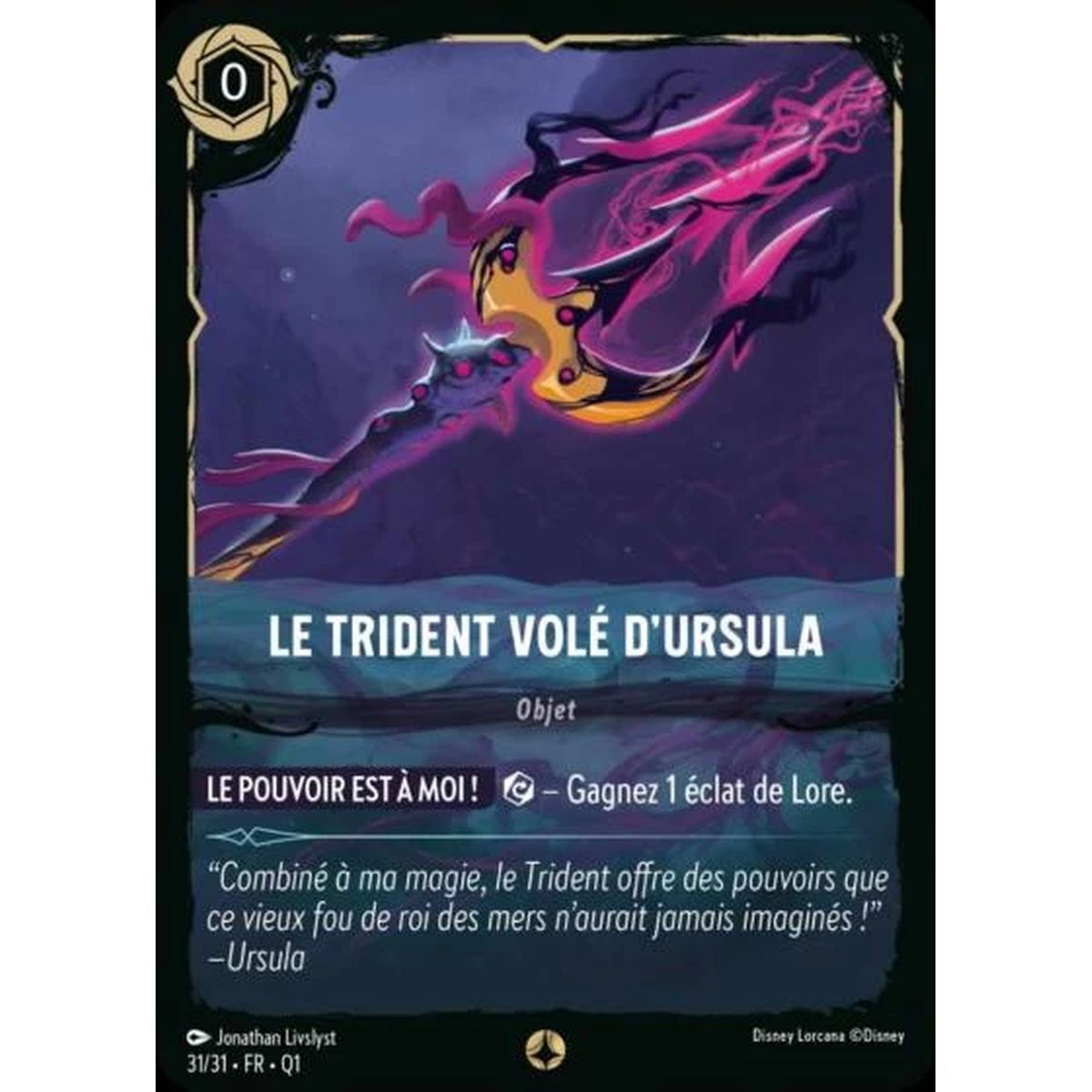 Ursula's stolen trident - 31/31 - QU1 - Quest of the Illuminators - Threat of the Deep - Scenario - French