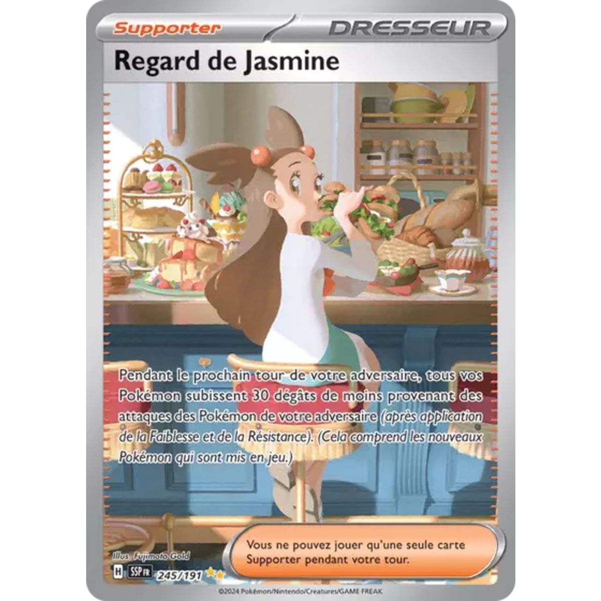 Jasmine's Gaze - Ultra Rare 245/191 - Scarlet and Purple Surging Spark