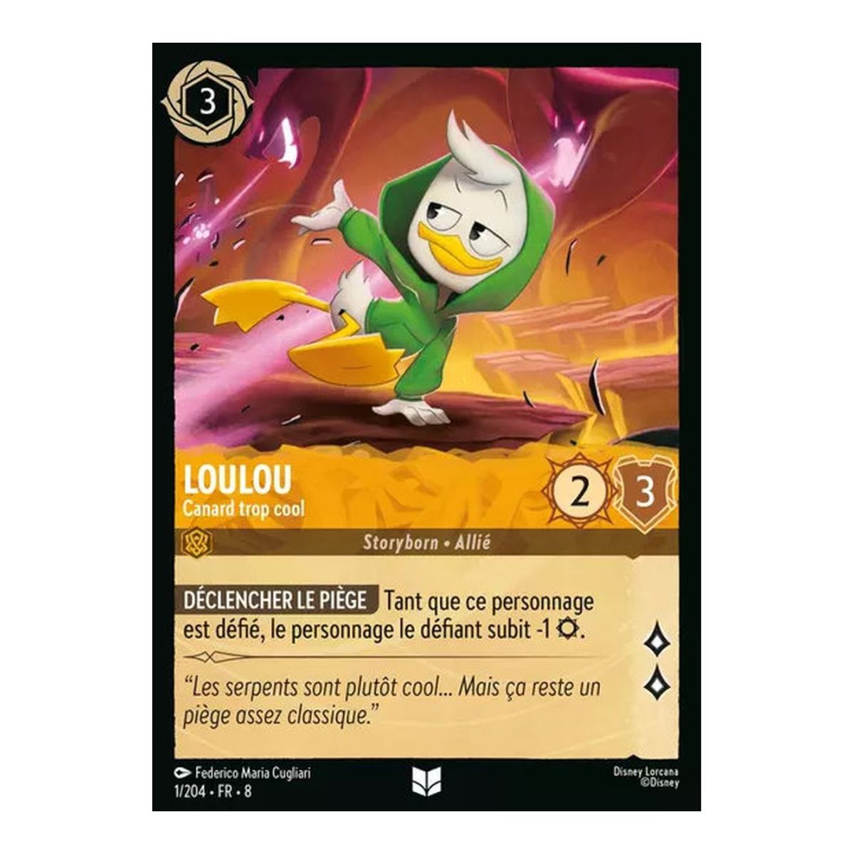 Loulou, the Cool Duck - 1/204 - ROJ - The Reign of Jafar - Brilliant - Premium - French