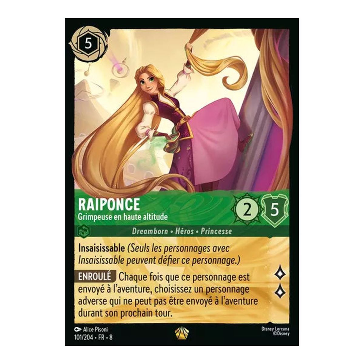 Rapunzel, High-Altitude Climber - 101/204 - ROJ - The Reign of Jafar - Legendary - French