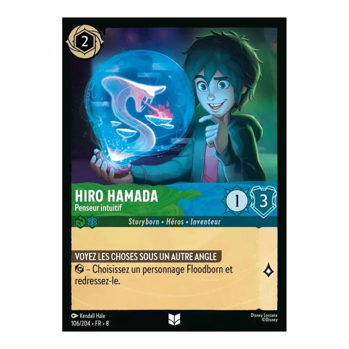 Hiro Hamada, Intuitive Thinker - 106/204 - ROJ - The Reign of Jafar - Brilliant - Premium - French