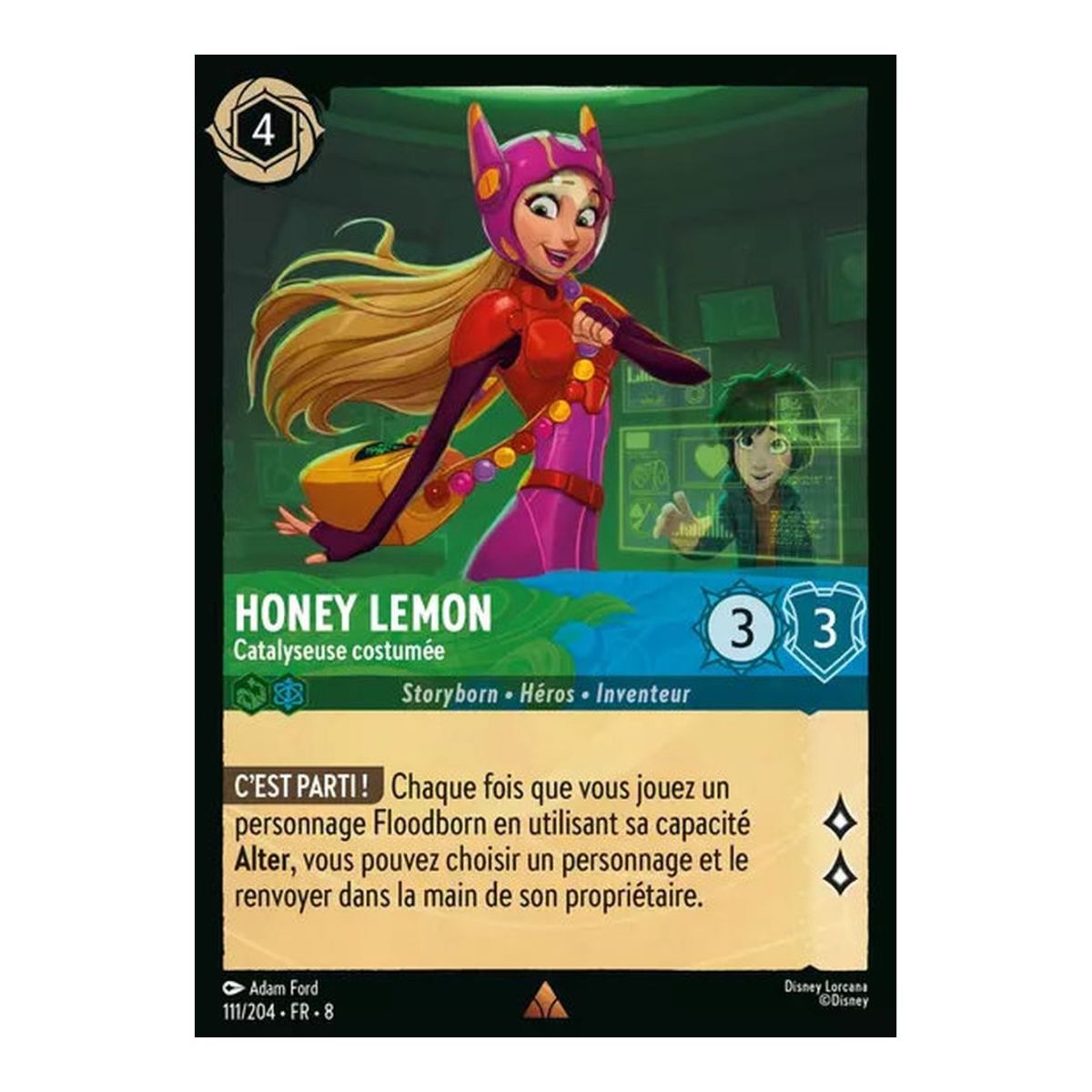 Honey Lemon, Costumed Catalyst - 111/204 - ROJ - Reign of Jafar - Brilliant - Premium - French