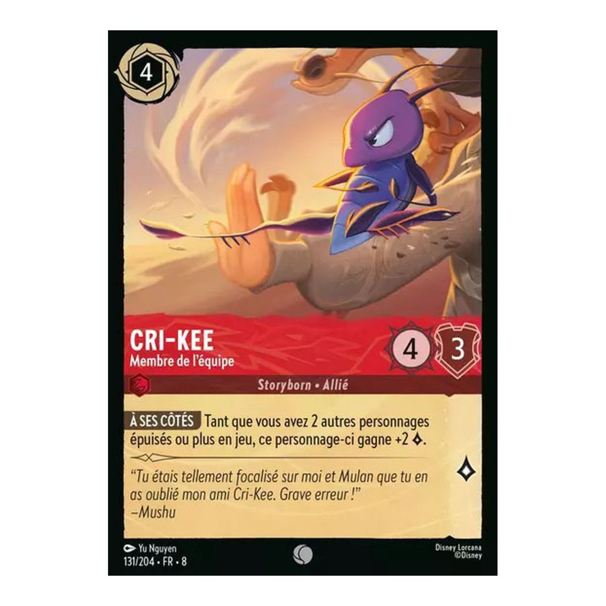 Cri-Kee, Team Member - 131/204 - ROJ - The Reign of Jafar - Common - French
