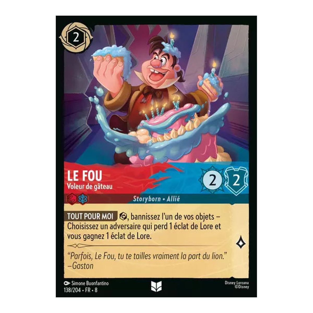 The Fool, Cake Thief - 138/204 - ROJ - The Reign of Jafar - Brilliant - Premium - French