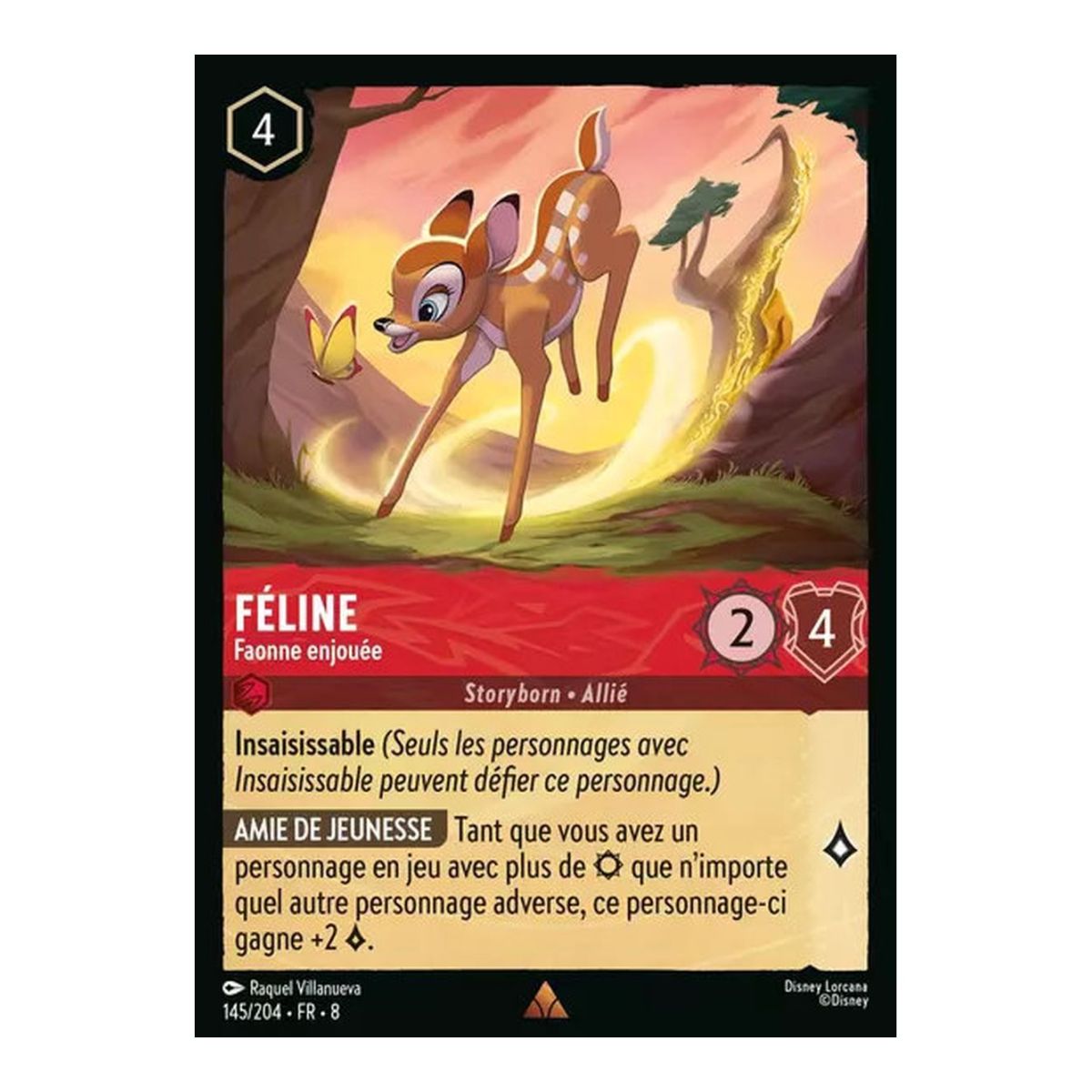 Feline, Playful Fawn - 145/204 - ROJ - The Reign of Jafar - Brilliant - Premium - French