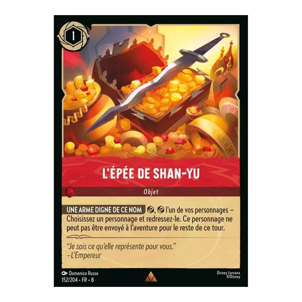 Shan-Yu's Sword - 152/204 - ROJ - The Reign of Jafar - Shining - Premium - French