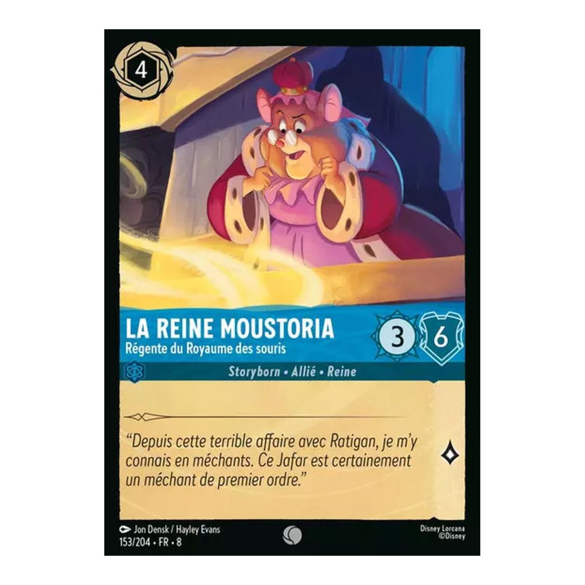 Queen Moustoria, Regent of the Mouse Kingdom - 153/204 - ROJ - The Reign of Jafar - Common - French