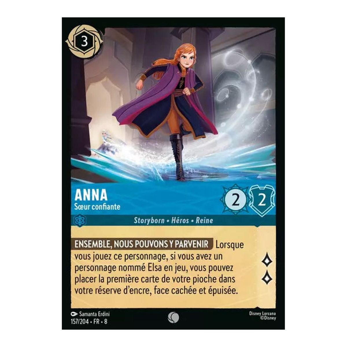 Anna, Trusting Sister - 157/204 - ROJ - The Reign of Jafar - Brilliant - Premium - French