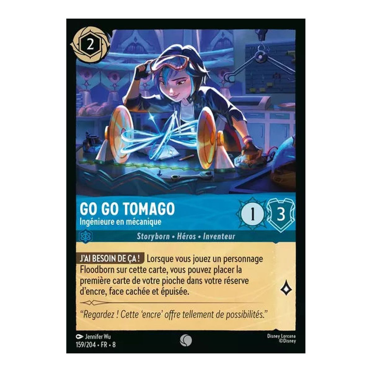 Go Go Tomago, Mechanical Engineer - 159/204 - ROJ - The Reign of Jafar - Brilliant - Premium - French