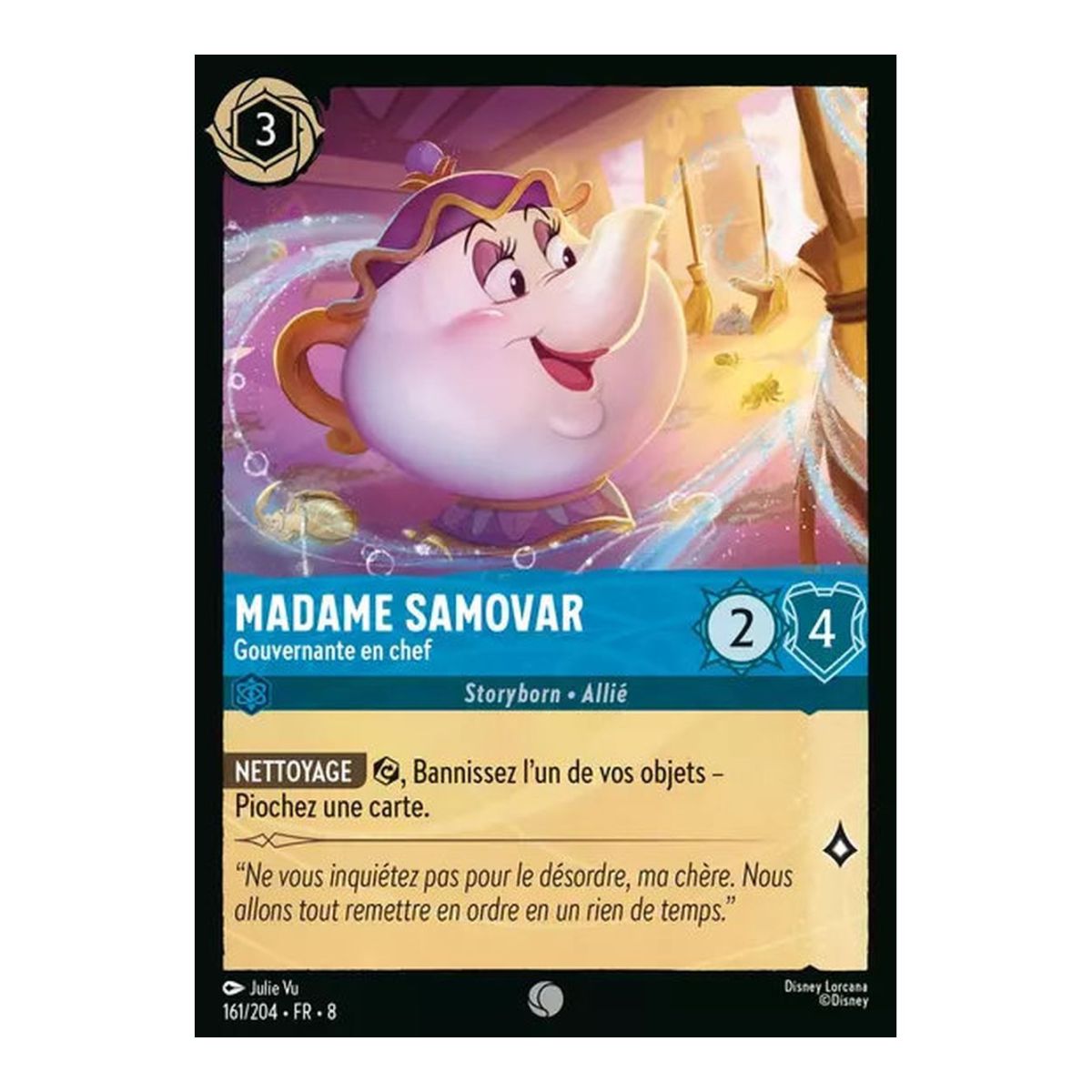 Mrs. Potts, Head Governess - 161/204 - ROJ - The Reign of Jafar - Common - French