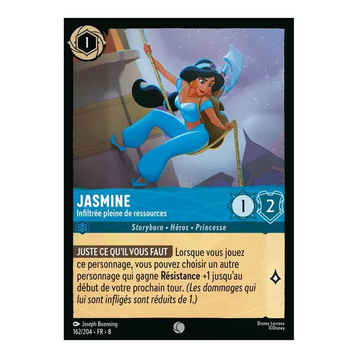 Jasmine, Resourceful Infiltrator - 162/204 - ROJ - Reign of Jafar - Brilliant - Premium - French