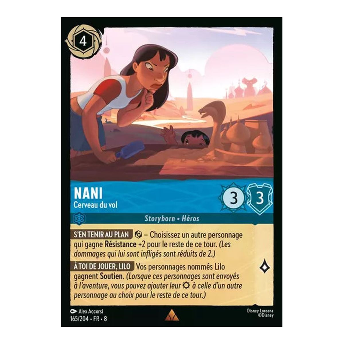 Nani, Brain of Flight - 165/204 - ROJ - The Reign of Jafar - Rare - French