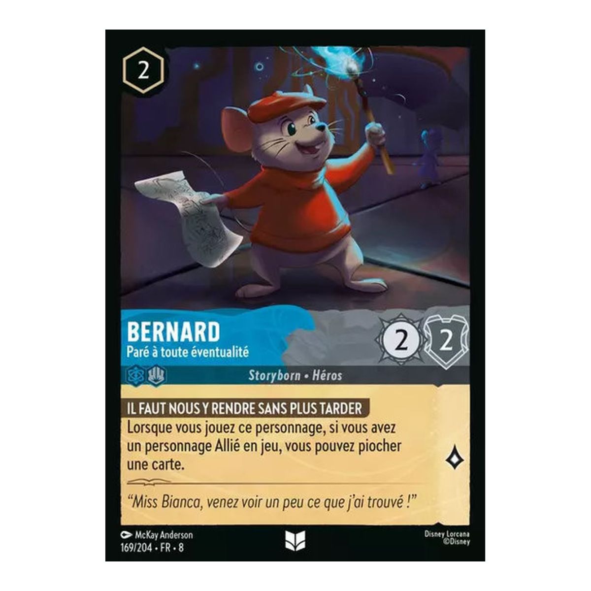 Bernard, Prepared for Any Eventuality - 169/204 - ROJ - The Reign of Jafar - Uncommon - French