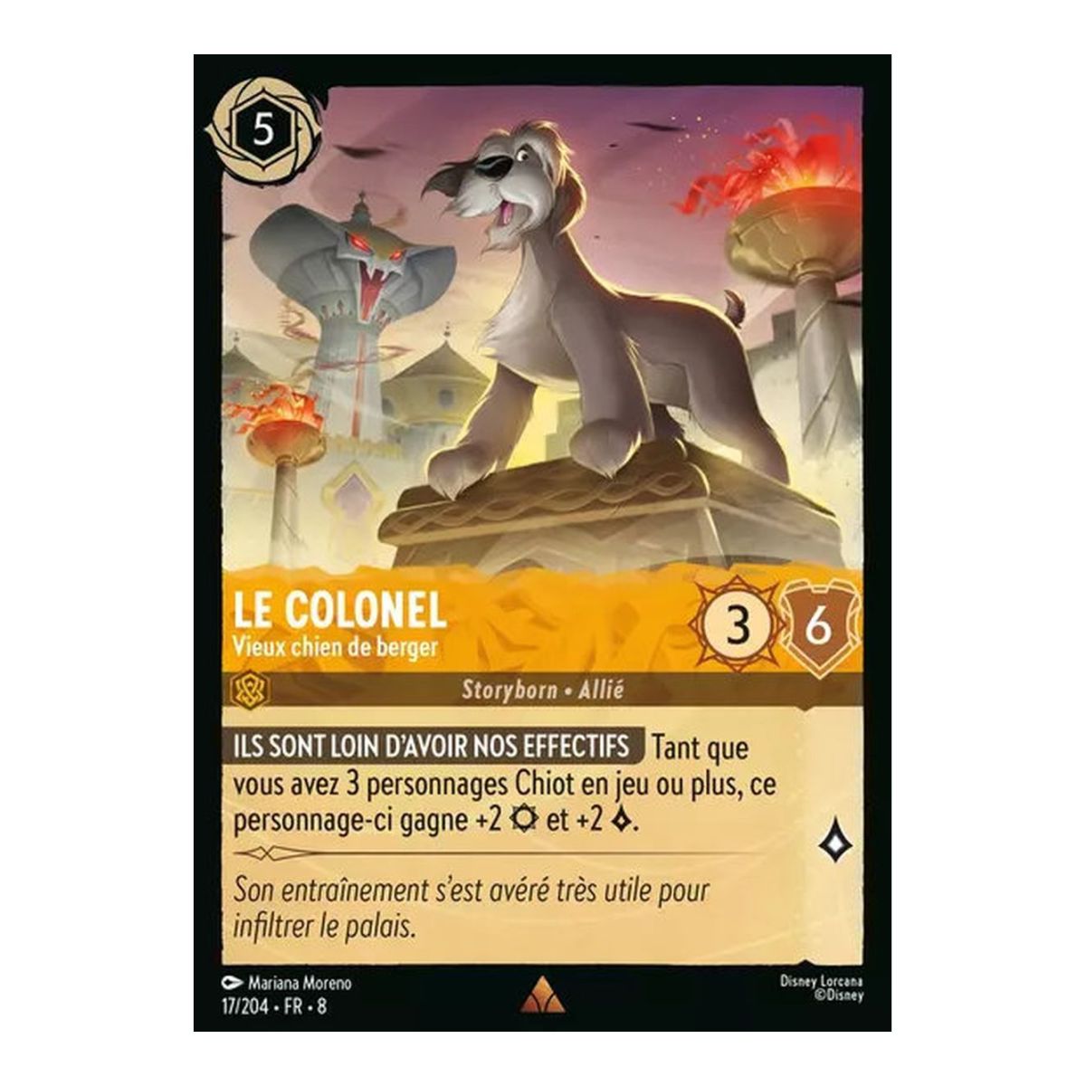 The Colonel, Old Shepherd Dog - 17/204 - ROJ - The Reign of Jafar - Brilliant - Premium - French