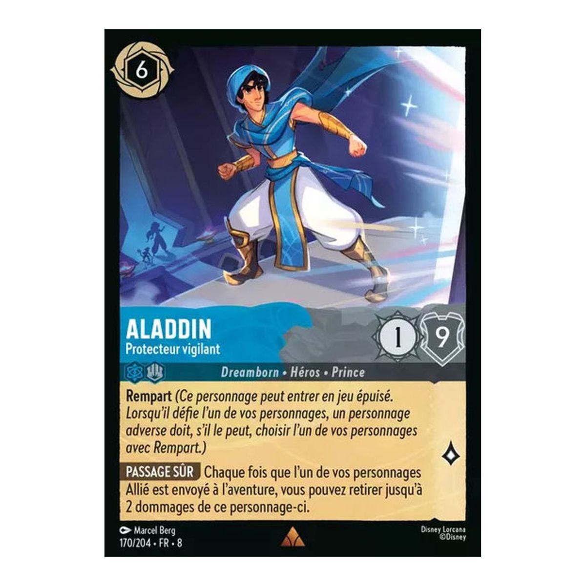 Aladdin, Vigilant Protector - 170/204 - ROJ - The Reign of Jafar - Glossy - Premium - French