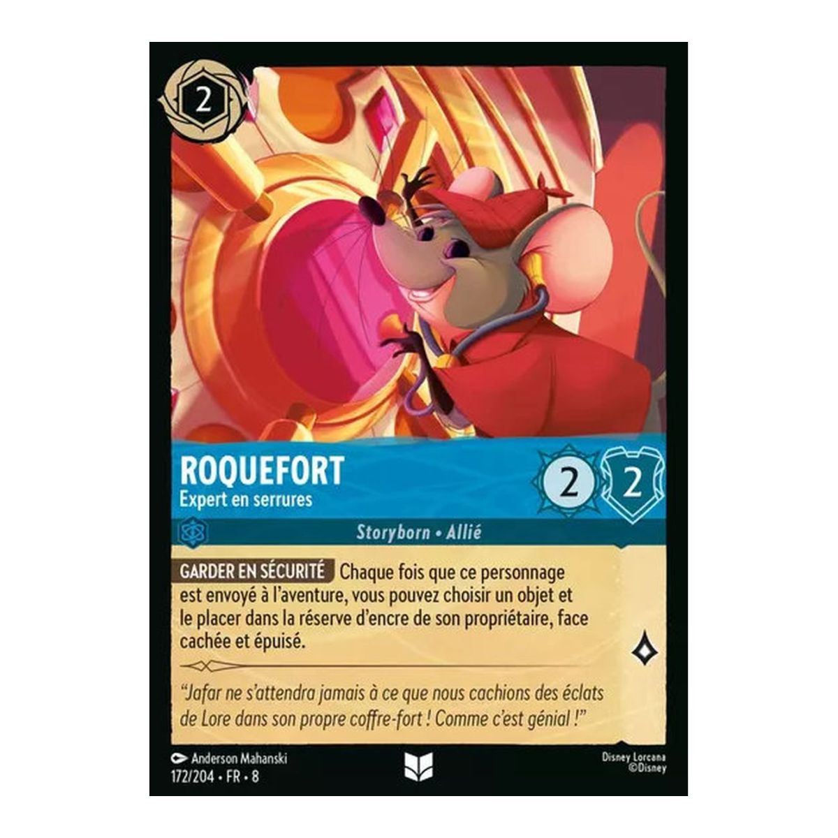 Roquefort, Locksmith Expert - 172/204 - ROJ - The Reign of Jafar - Uncommon - French