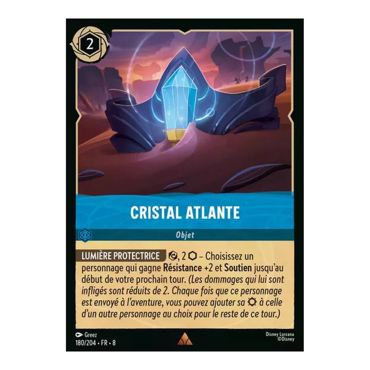 Atlantean Crystal - 180/204 - ROJ - The Reign of Jafar - Rare - French