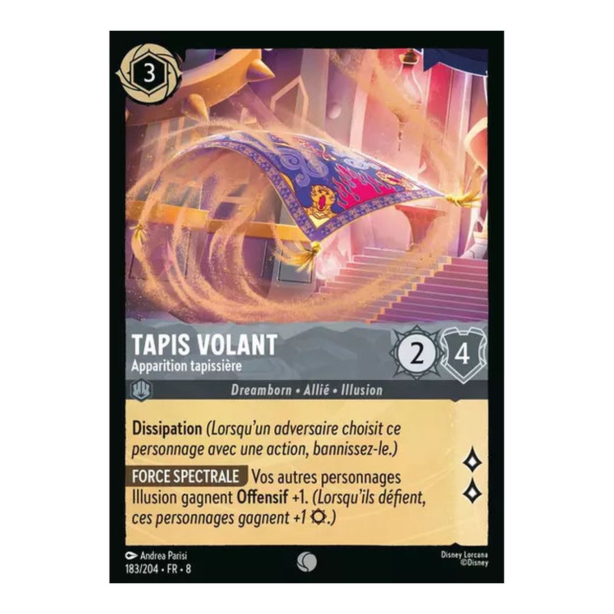 Flying Carpet, Carpet Apparition - 183/204 - ROJ - The Reign of Jafar - Glossy - Premium - French