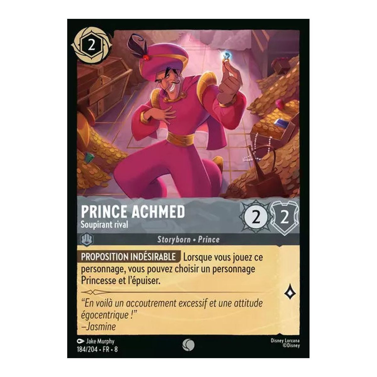 Prince Achmed, Rival Suitor - 184/204 - ROJ - The Reign of Jafar - Brilliant - Premium - French