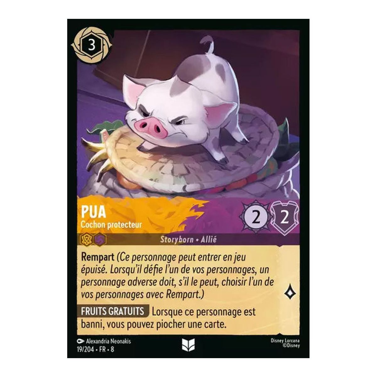 Pua, the Guardian Pig - 19/204 - ROJ - The Reign of Jafar - Uncommon - French