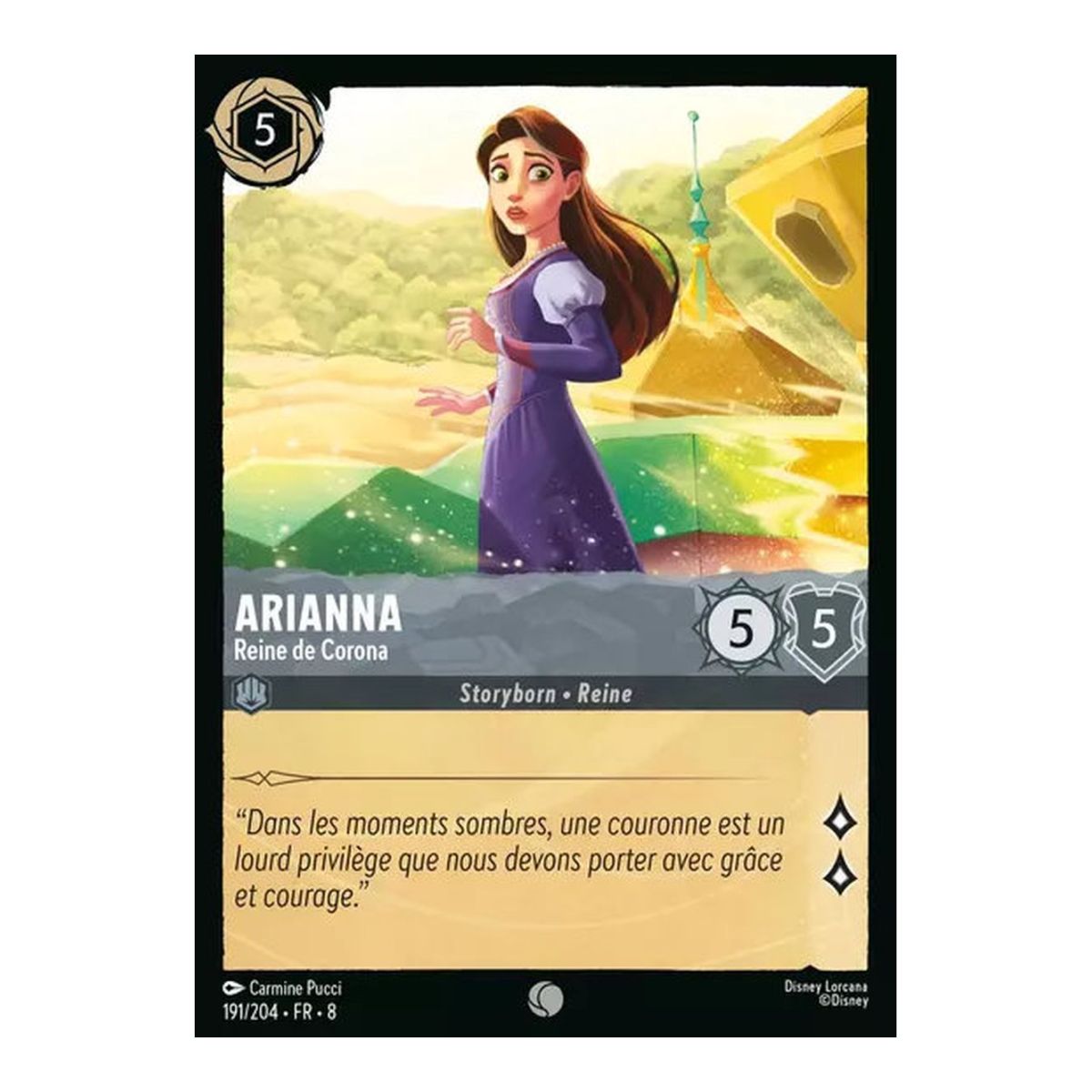 Arianna, Queen of Corona - 191/204 - ROJ - The Reign of Jafar - Brilliant - Premium - French