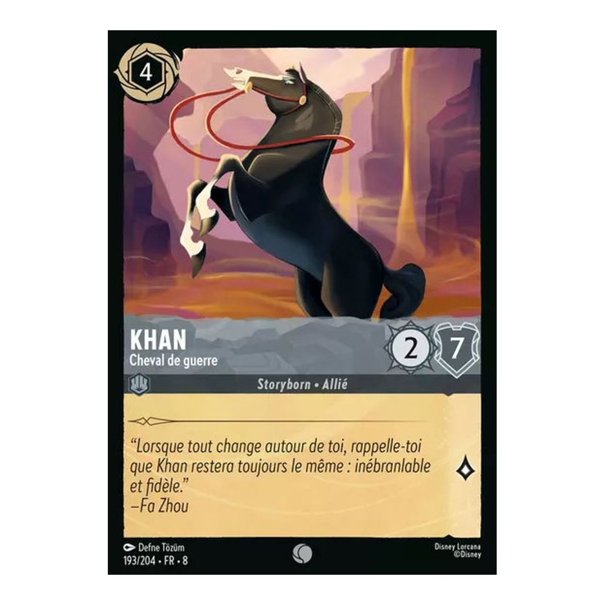 Khan, Warhorse - 193/204 - ROJ - The Reign of Jafar - Common - French